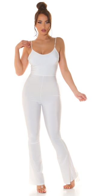 Overall with low back White